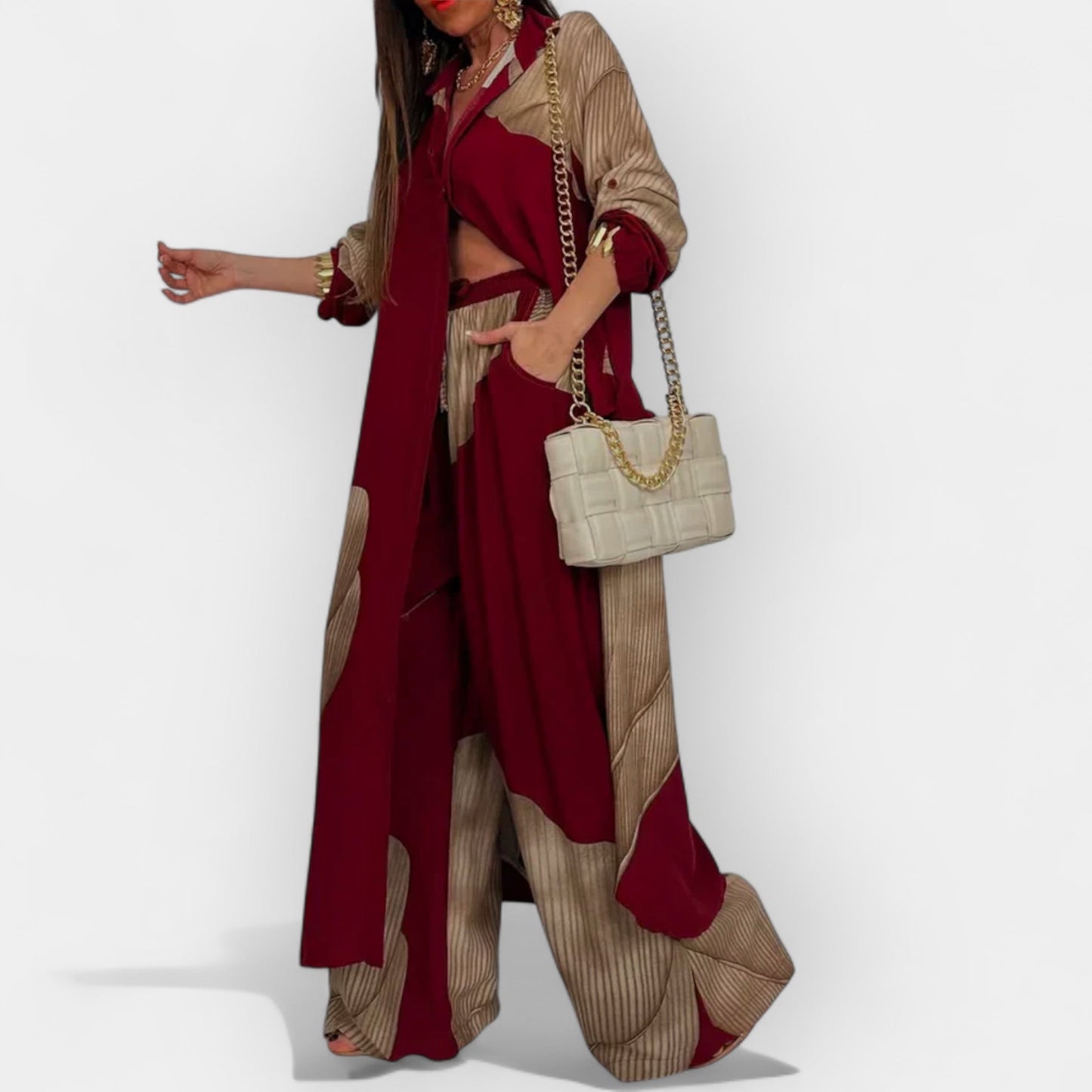 Conjunto de Mujer Satinado y Elegante